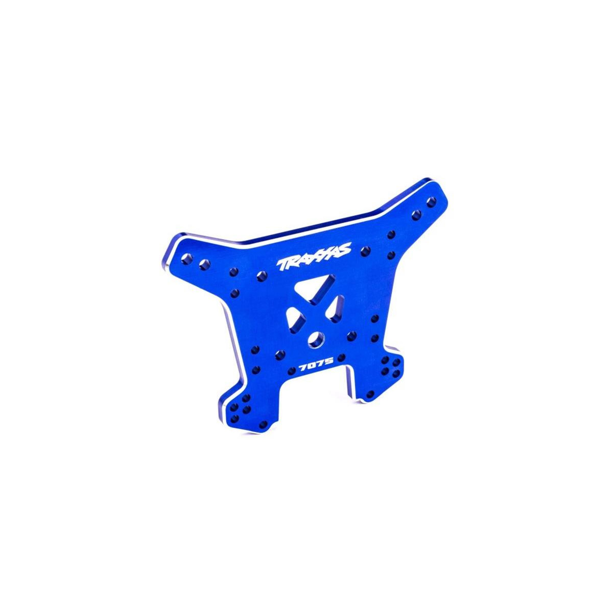 Traxxas Dämpferbrücke 7075-T6 Aluminium blau...