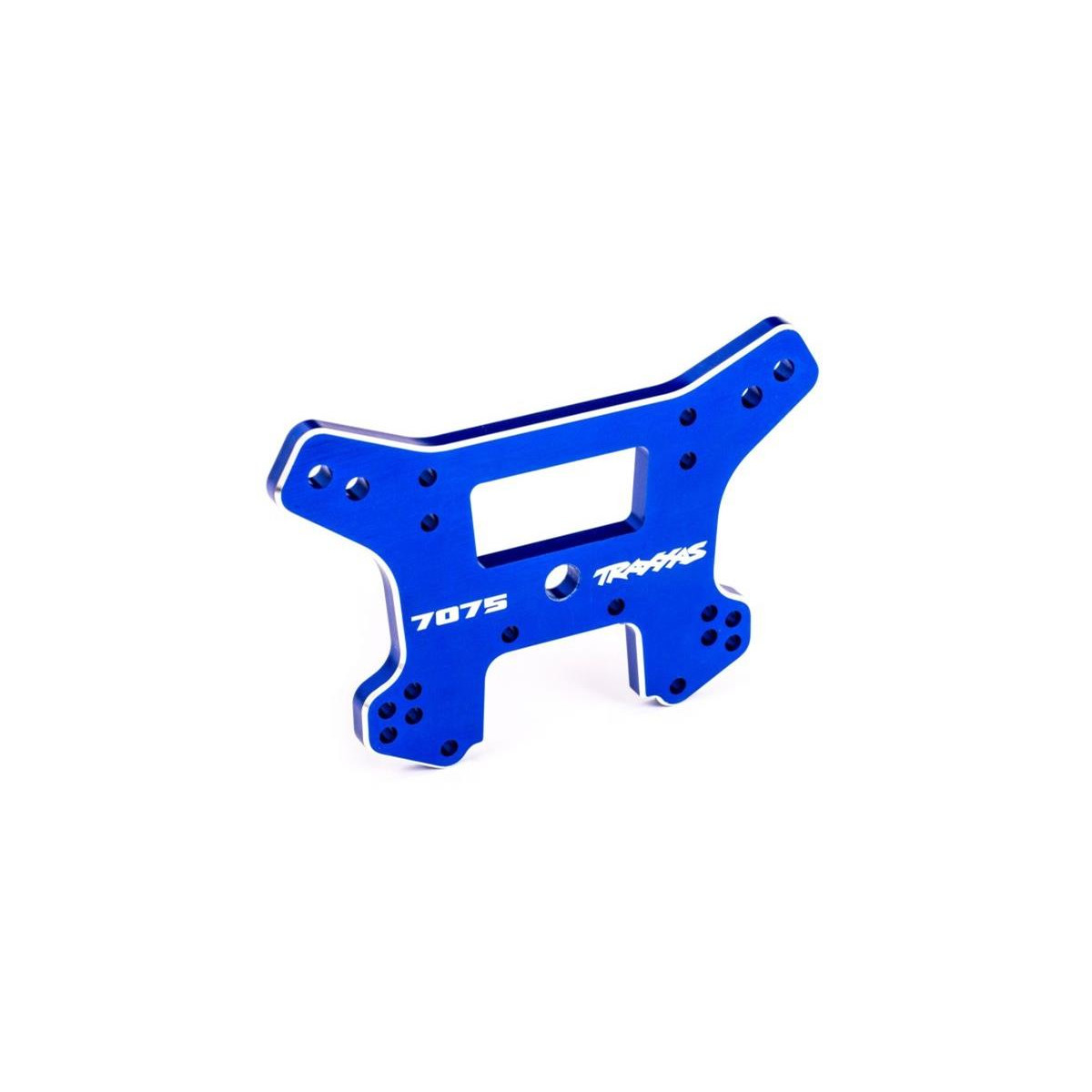 Traxxas Dämpferbrücke 7075-T6 Aluminium blau...