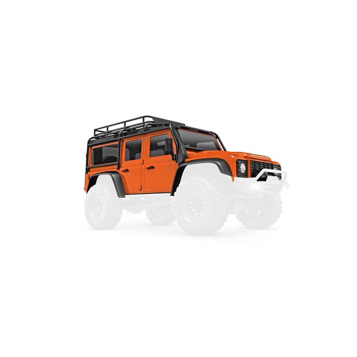 Traxxas Karosserie TRX-4M Defender orange komplett...