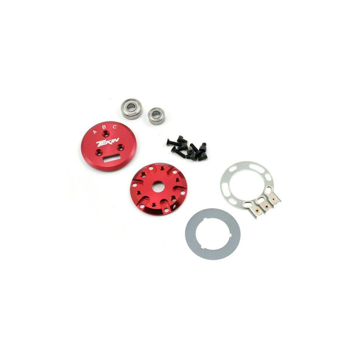 Tekin Pro4/Pro2 BL Fr Endbell / Rear Cap / Bearing Set/...