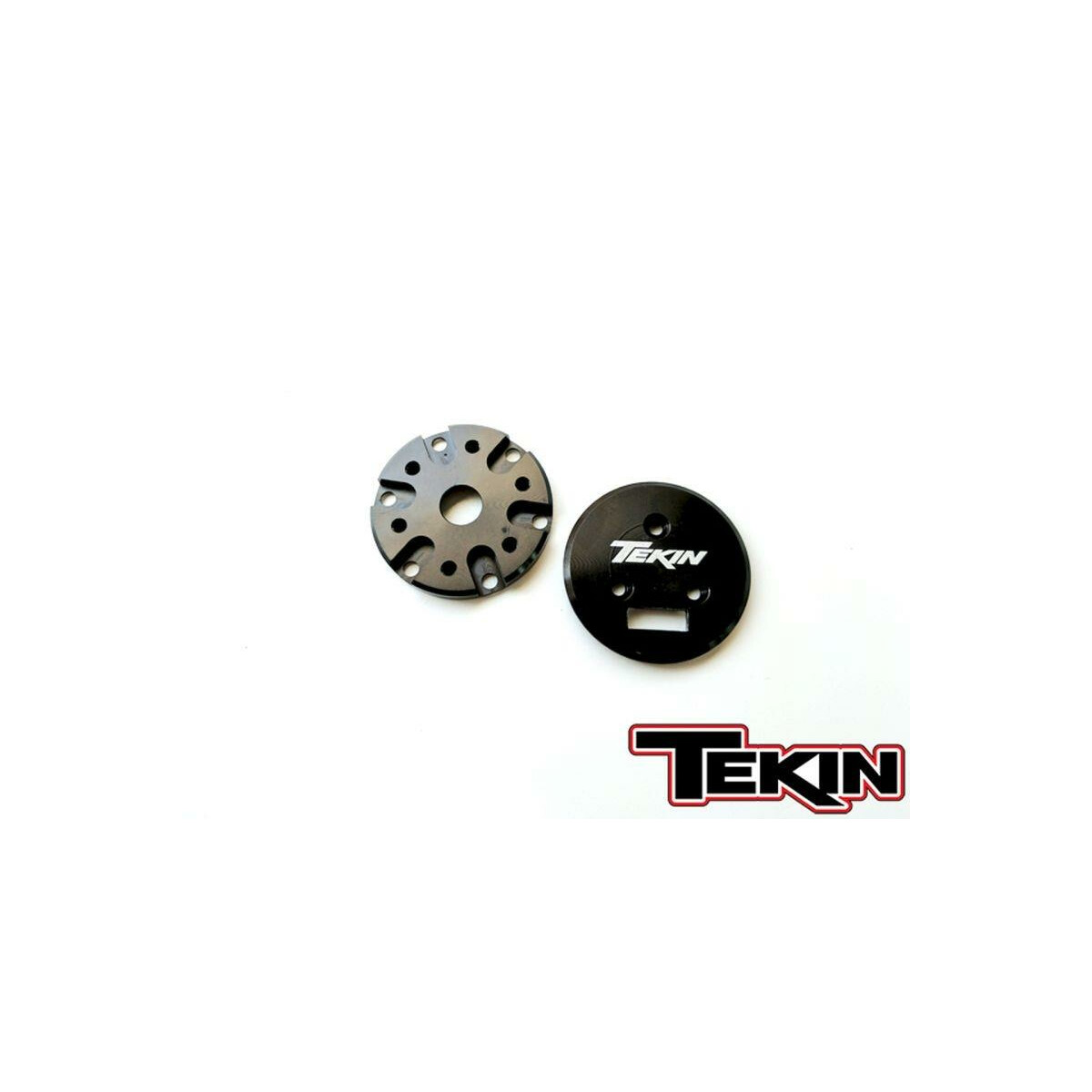 Tekin ROC412 BL Fr Endbell / Rear Cap / Scrs TTE-2611