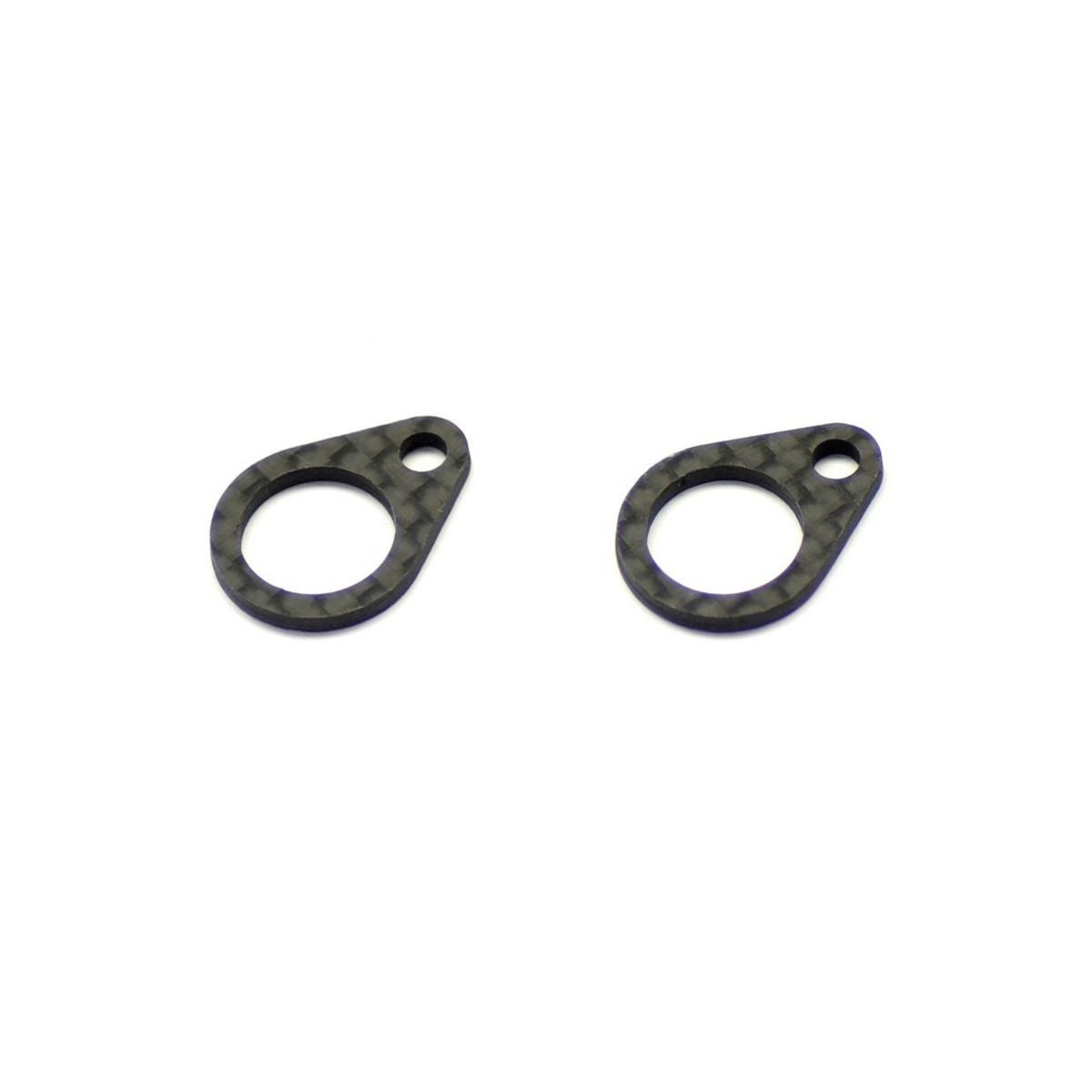 Serpent Midshaft bearing plate carbon 977E (2) SER904122