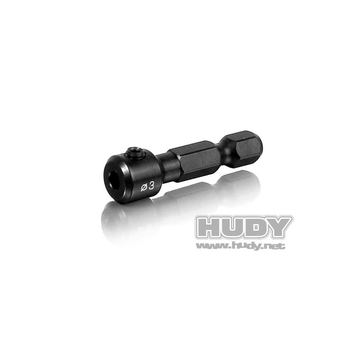 Hudy Adapter für Bohrmaschieneneinsätze 3.0mm...