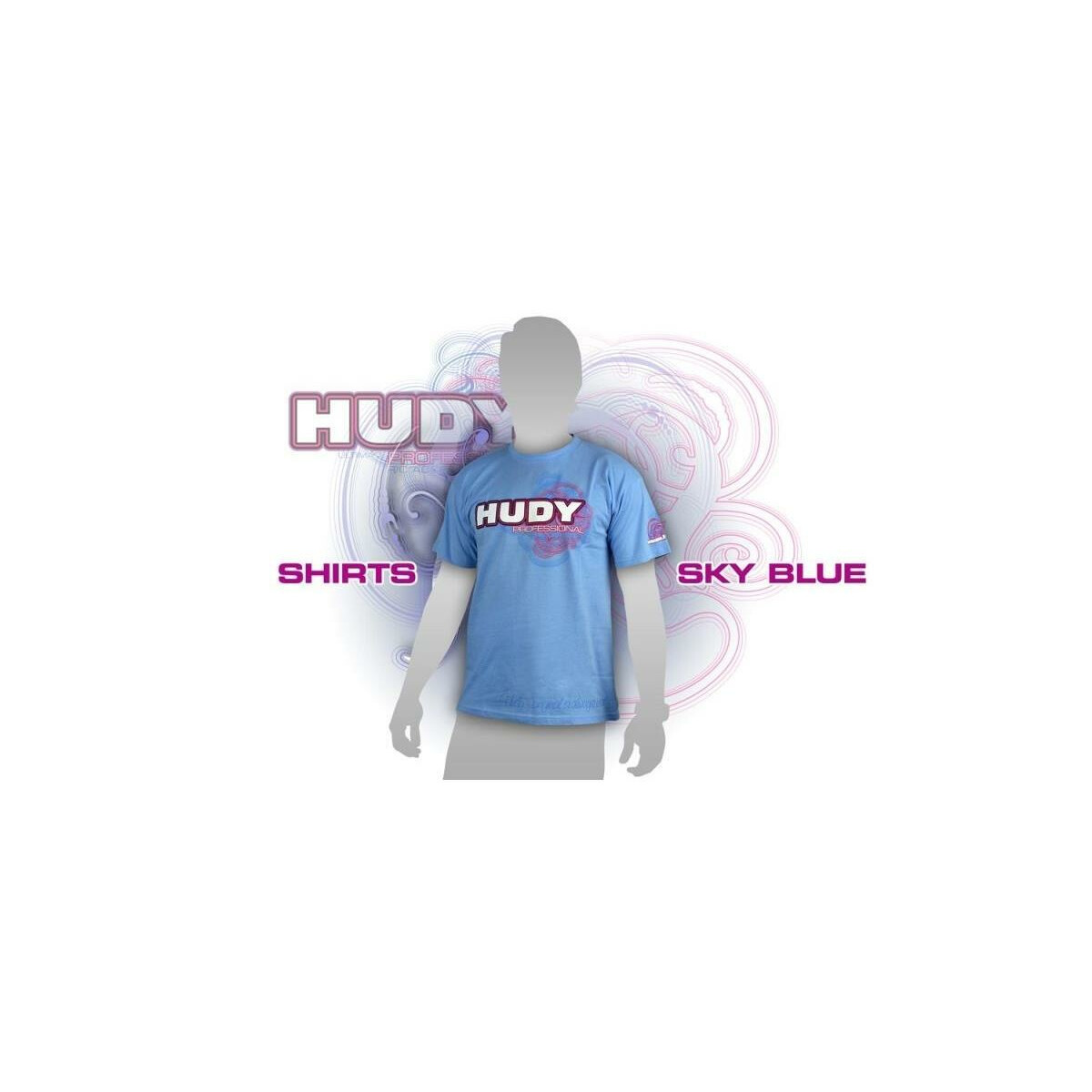 Hudy T-Shirt Hellblau (M) HUD-281046M