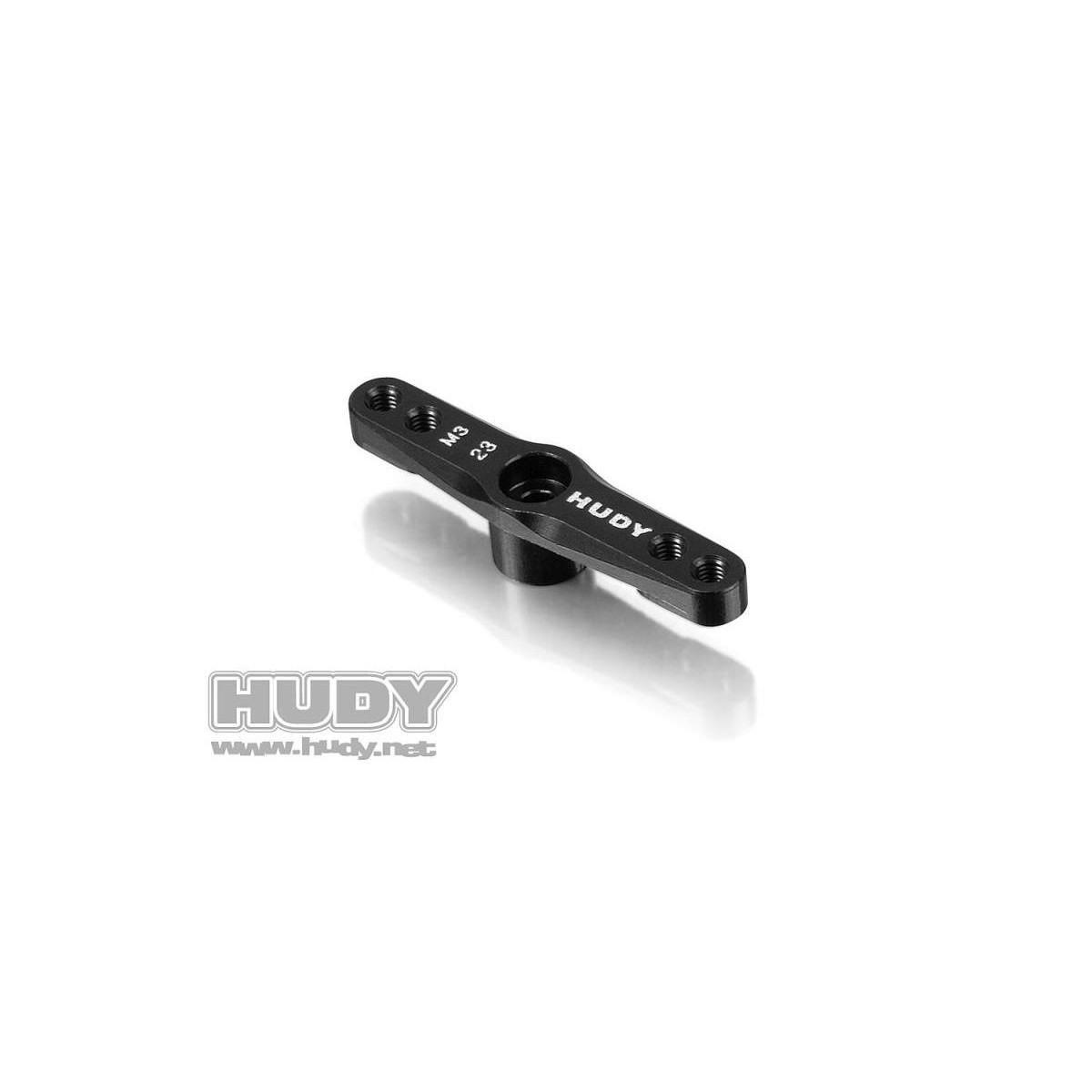 Hudy ALU THROTTLE SERVO HORN - KO PROPO, SANWA - 2-HOLE -...