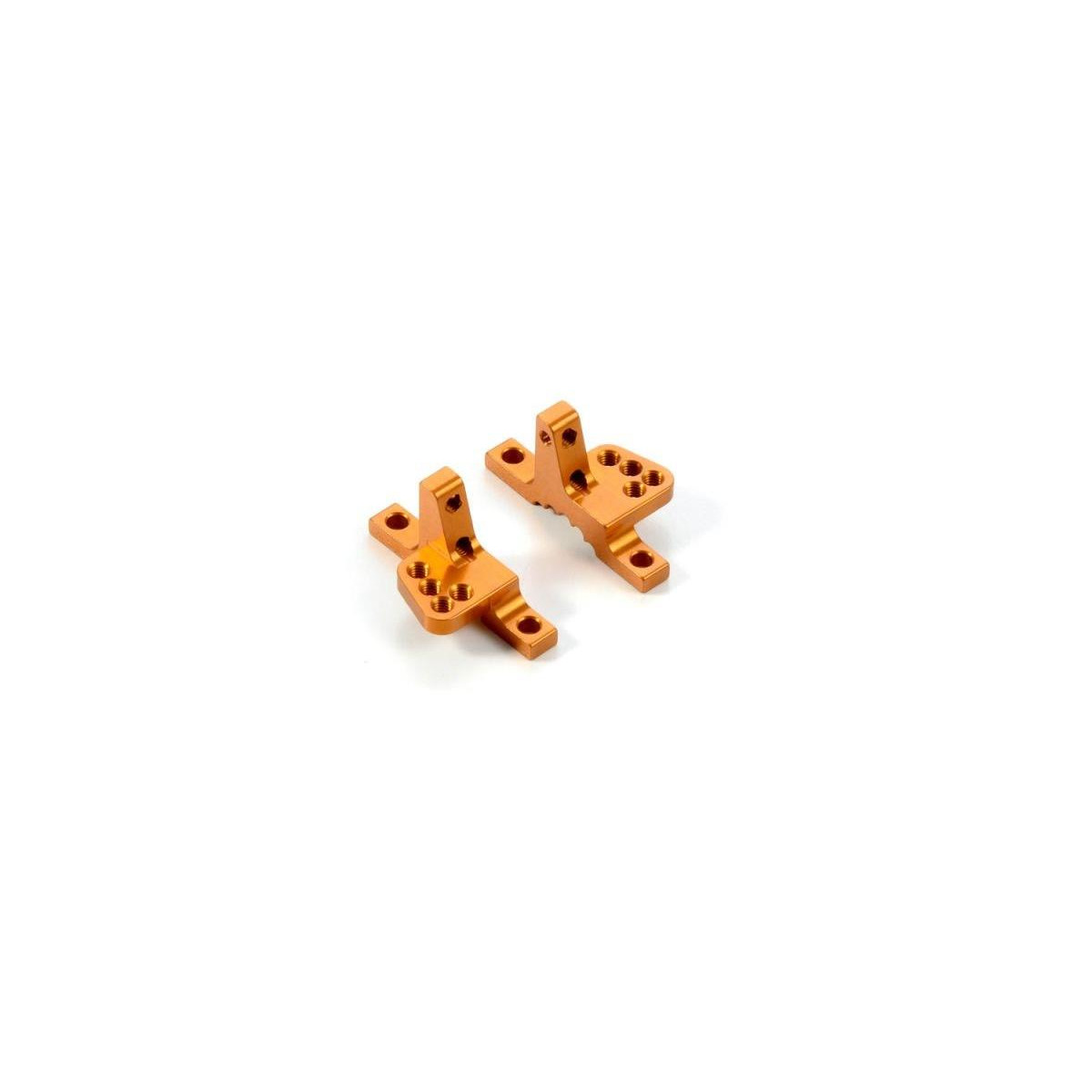 Xray Obere Alu Bulkhead Klammern (L+R) - ORANGE XRA-302034-O