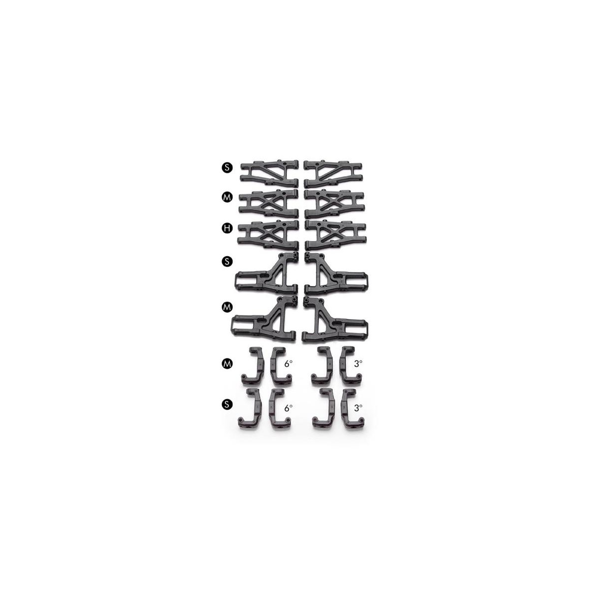 Xray C-HUB Tuning-Set, komplett XRA-302100