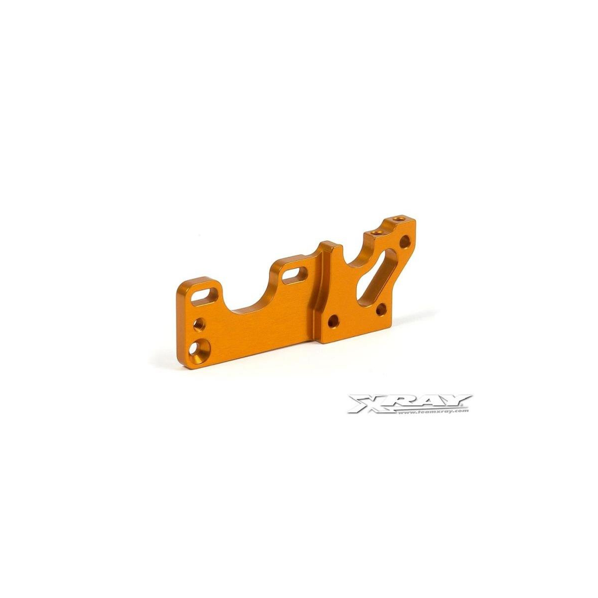 Xray T3 Alu Motorhalter Bulkhead - Orange XRA-303052-O