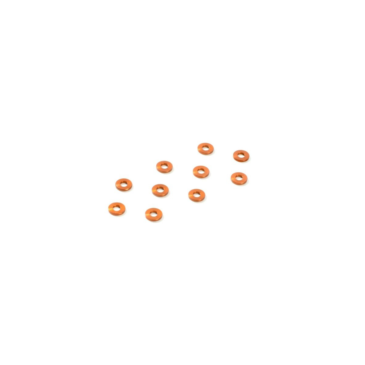 Xray Alu Schimscheiben 3 x 7 x 1.0mm - orange (10)...