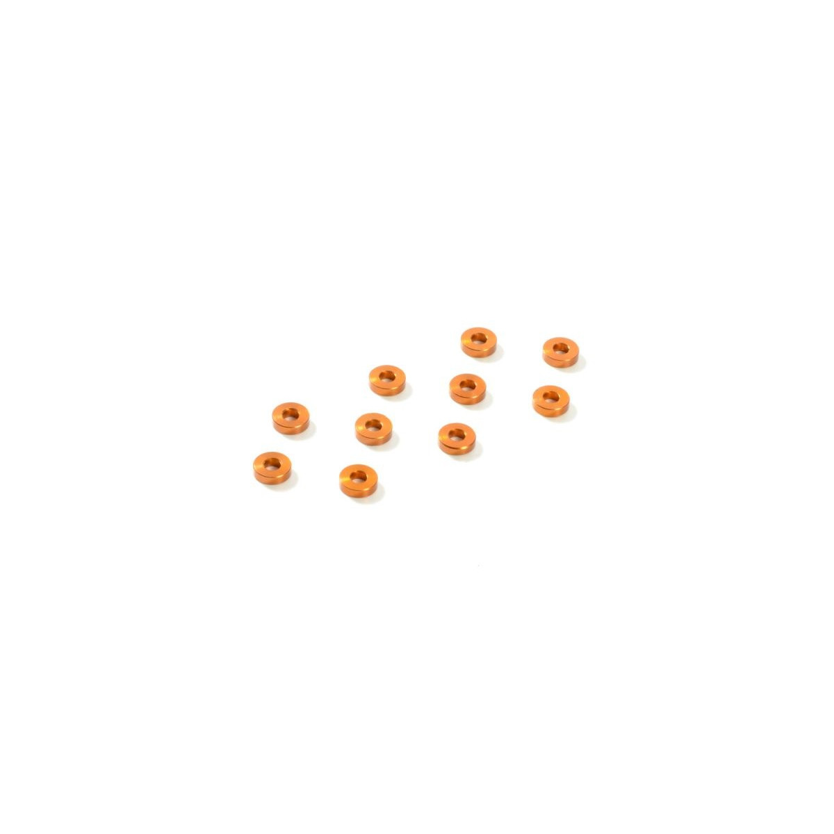 Xray Alu Schimscheiben 3 x 7 x 2.0mm - orange (10)...