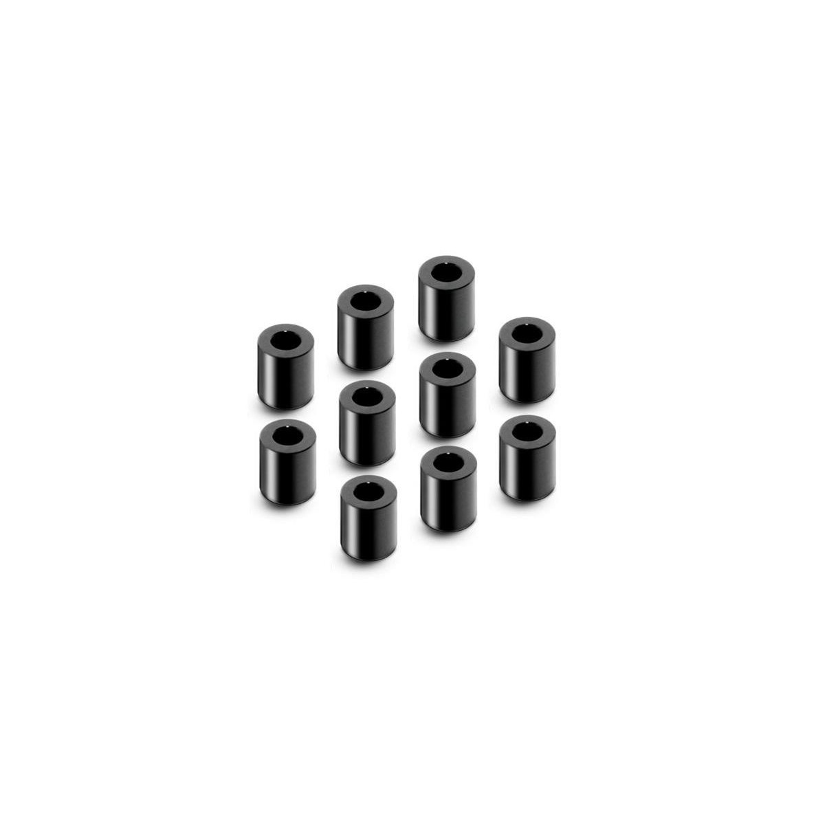 Xray Alu Shim 3x6x7.0mm - schwarz (10) XRA-303139-K