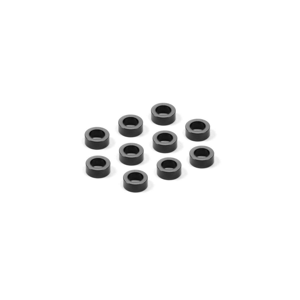 Xray ALU SHIM 3x5x2.0MM - BLACK (10) XRA-303140-K