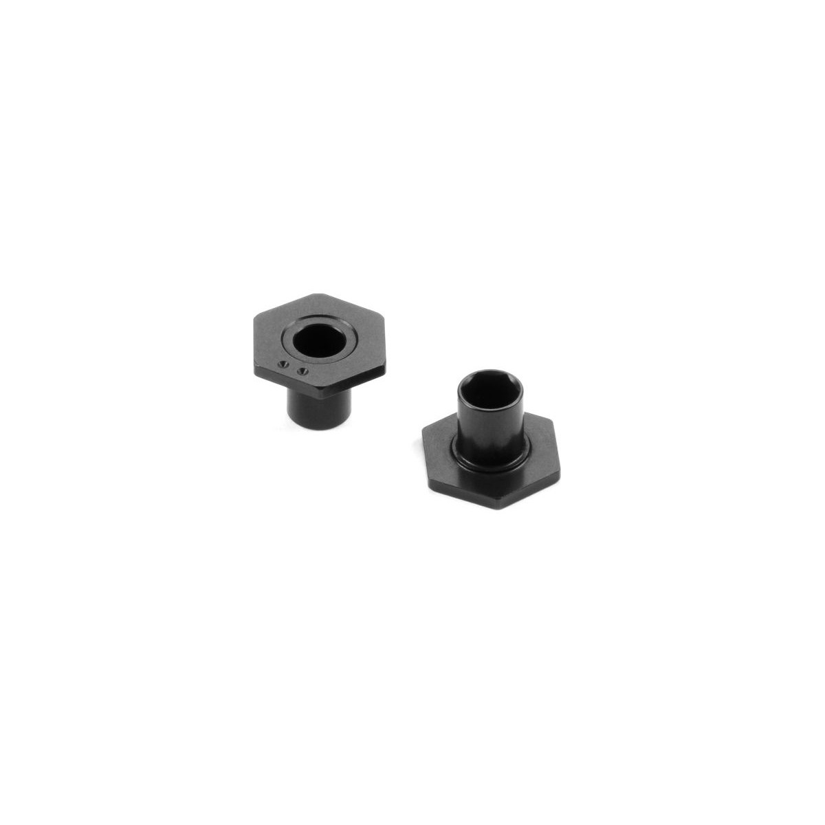 Xray X4 ALU WHEEL HUB - SPRING CLIP - OFFSET -0.5MM (2)...