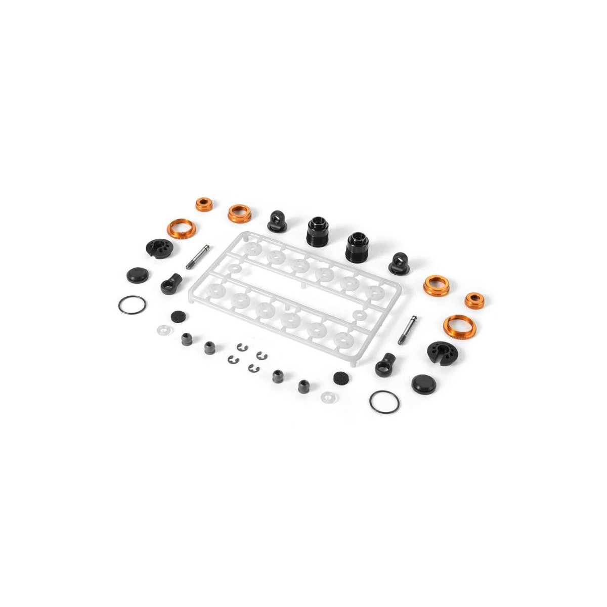 Xray ULP Alu Stoßdämpfer Set - Orange (2)...