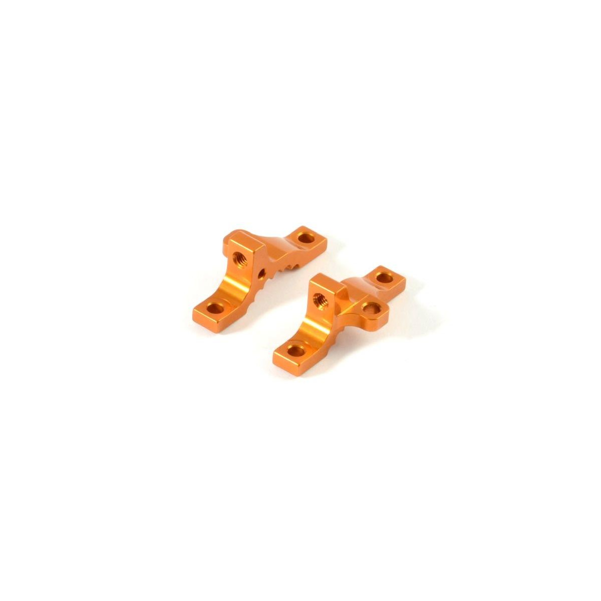 Xray Obere Alu Bulkhead Klammern - ORANGE (2 Stück)...