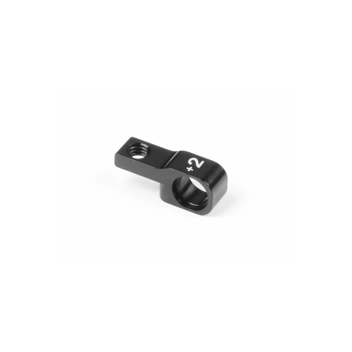 Xray ALU LOWER FRONT SUSPENSION HOLDER +2MM (1) BLACK...