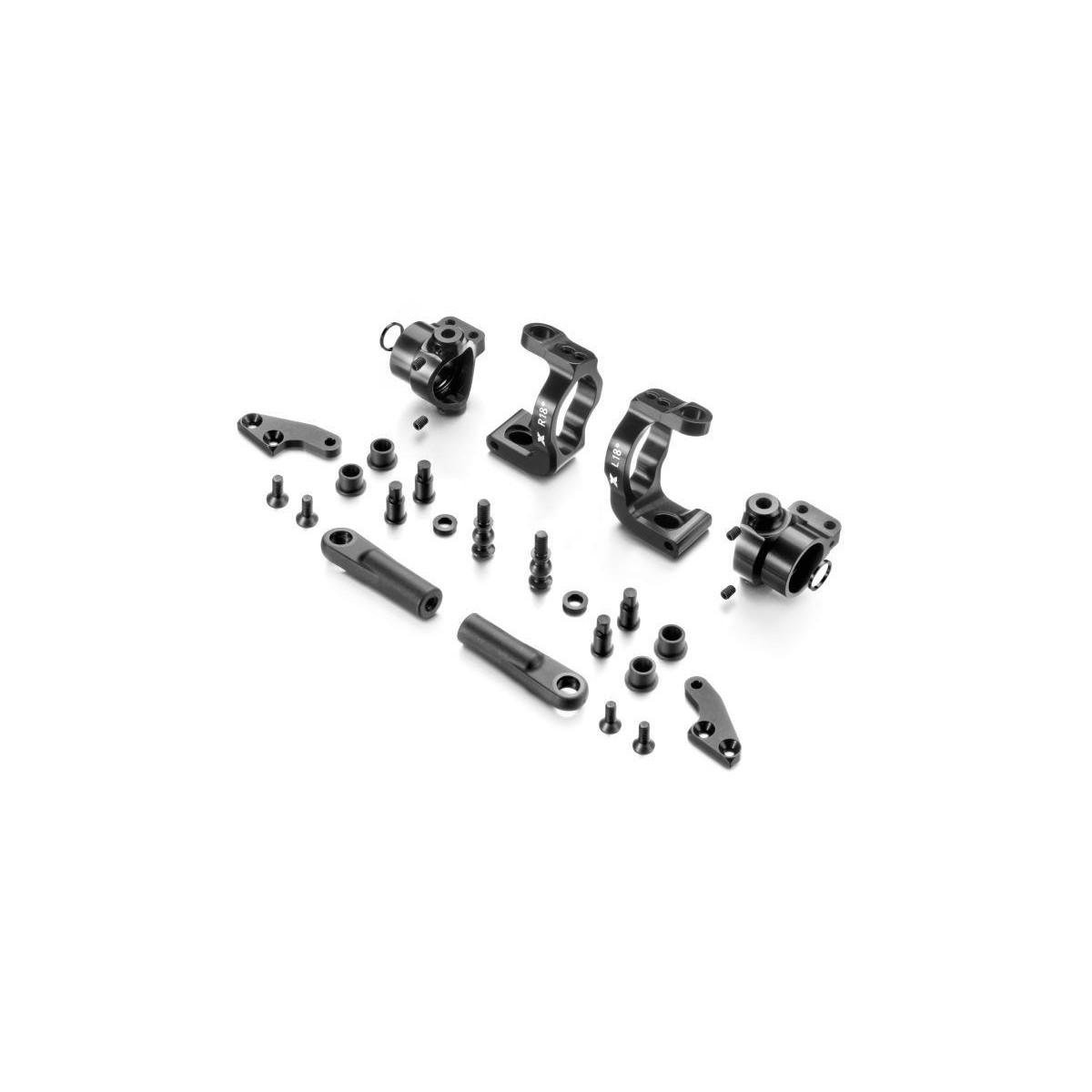 Xray XT8 Alu Achsschenkel Set vorne V2 XRA-350906