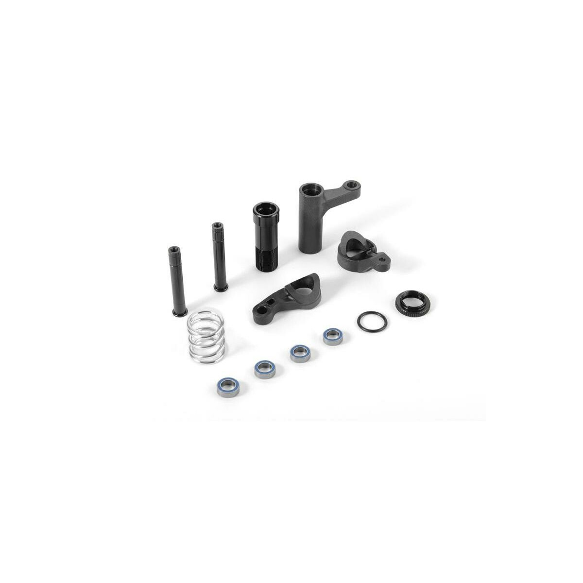 Xray XB8 Servo Saver Komplett Set - Kohlefaser XRA-352505