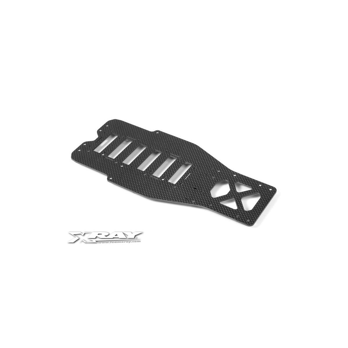 Xray X10 LINK Chassis - 2.5mm GRAPHITE XRA-371001