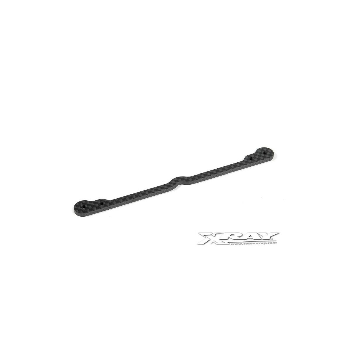 Xray X10 Abstandshalter hinten - GRAPHITE 2.5MM XRA-371070