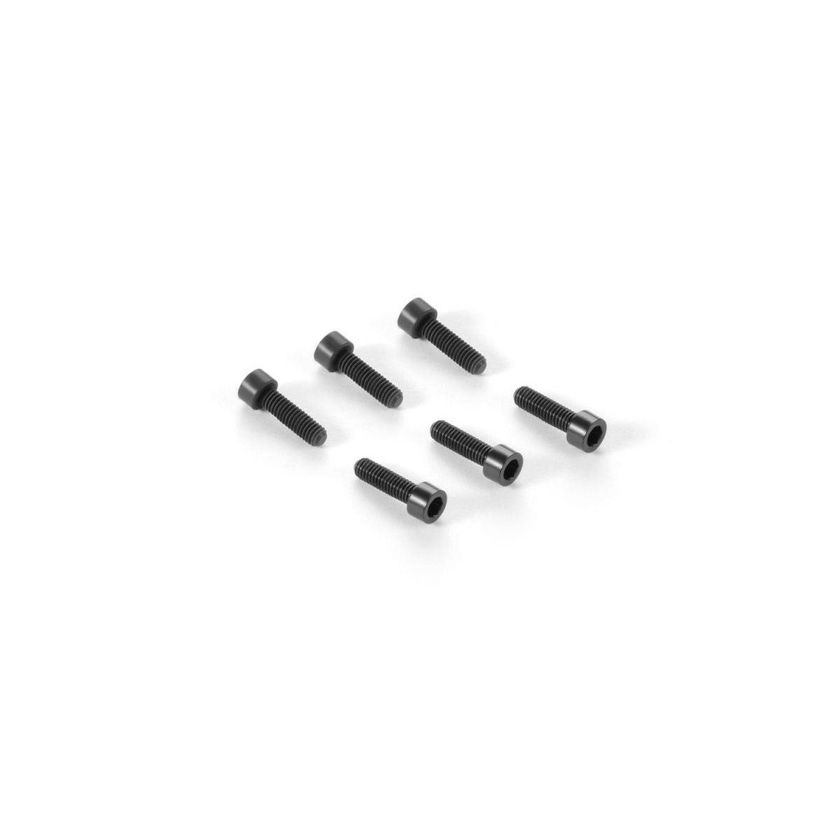 Xray ALU 7075 HEX SCREW M3x10 (6) XRA-375392