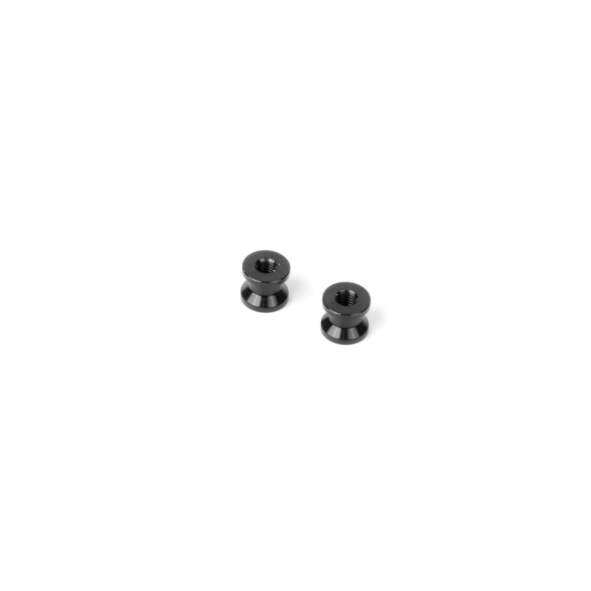 Xray Alu Befestigung 6.0mm - schwarz (2) XRA-376366-K