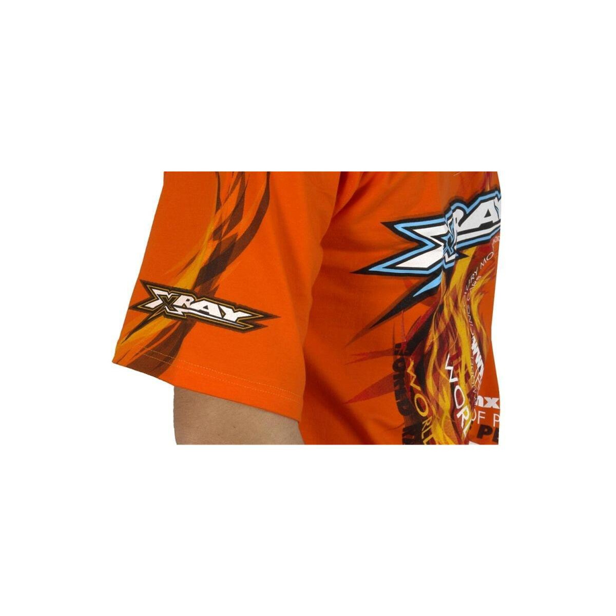 Xray TEAM T-SHIRT - ORANGE (L) XRA-395017L