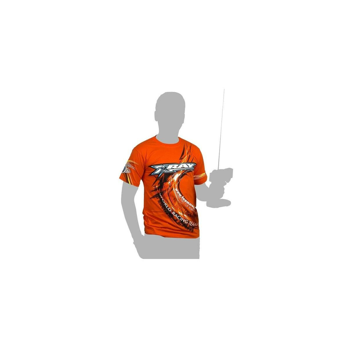 Xray TEAM T-SHIRT - ORANGE (XXL) XRA-395017XXL