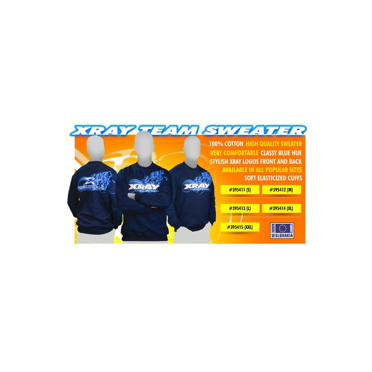 Xray Blau SWEATER  (XXL) XRA-395415