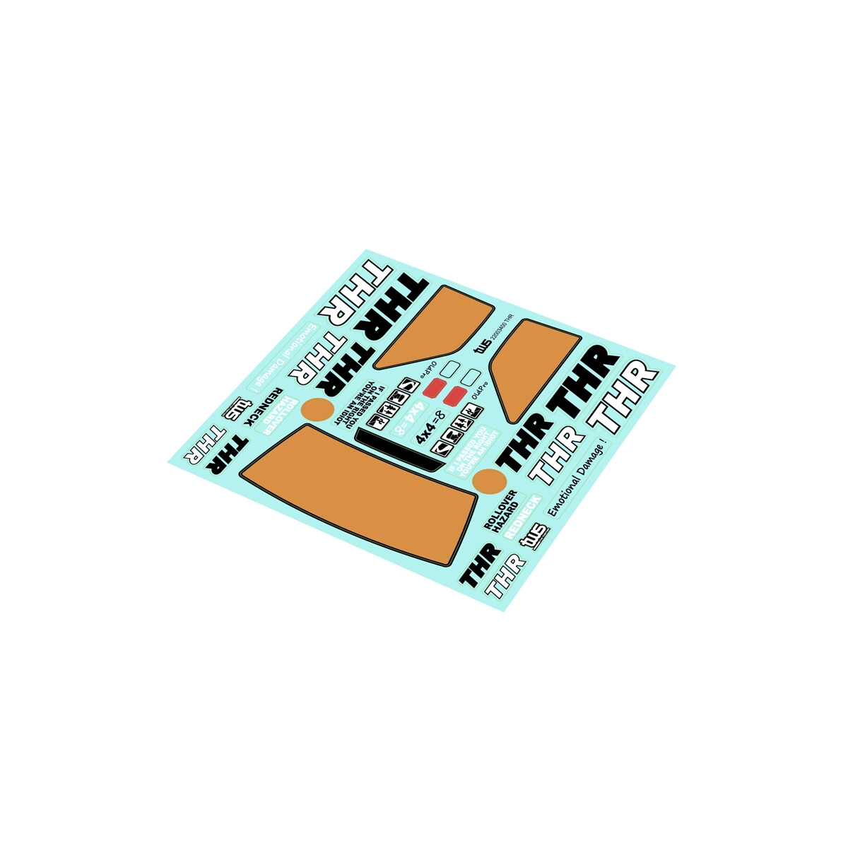 TWS-RC THR Body sticker 70100401