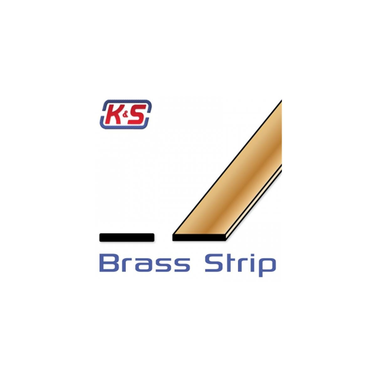 Brass Strip 1.6x6.35x305mm