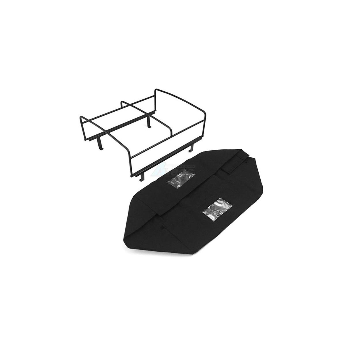 CChand LC70 Rear Bed Cage + Soft Top (Black)