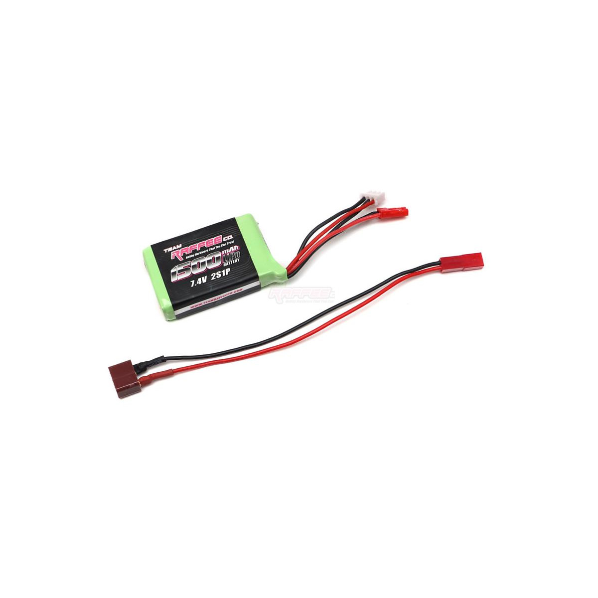 Team Raffee Co. 2S 7.4V 1500mAh Lipo Battery for Flysky...