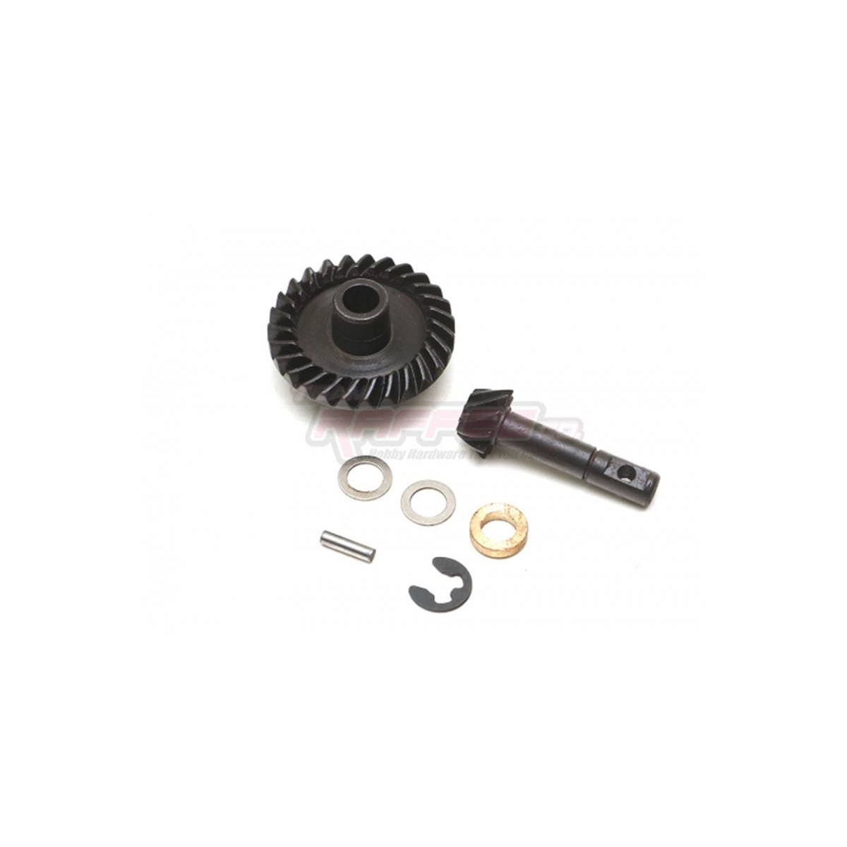 Team Raffee Co. Heavy Duty Bevel Helical Gear Set 27T/10T...