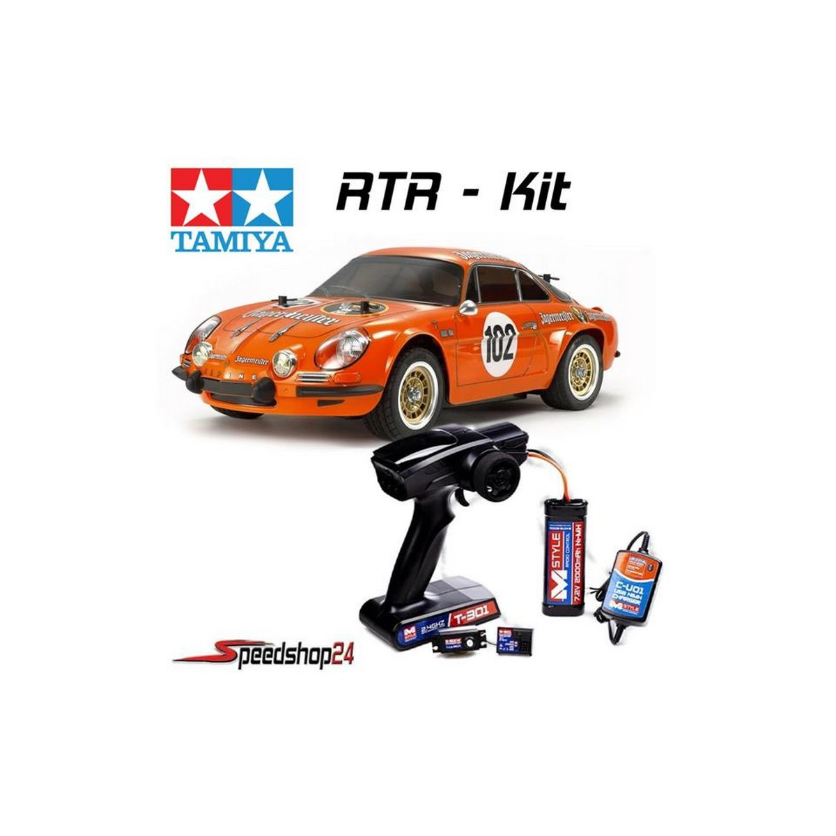 Tamiya 58708 Renault Alpine A110 Jägermeister 1:10 M-06