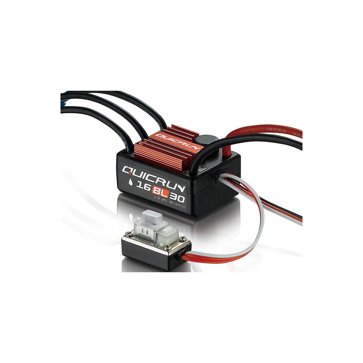 Hobbywing QuicRun WP16BL30 Brushless Regler 30A 2-3s...