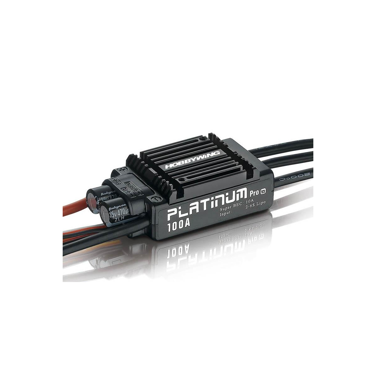 Hobbywing Platinum Pro 100A Regler V3 2-6s, 10A BEC...