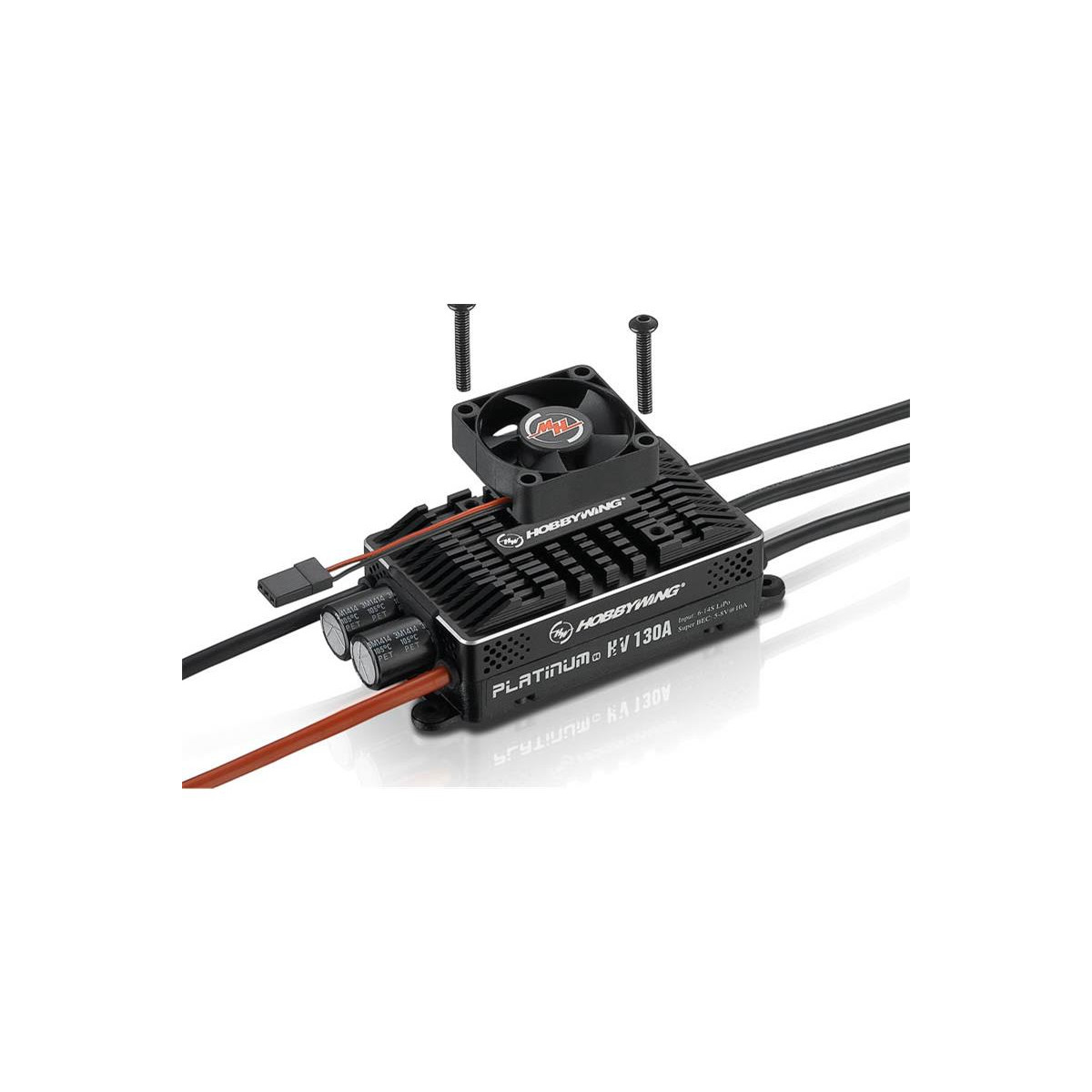 Hobbywing Platinum Pro 130A HV Regler V4 5-14s, 10 A BEC...