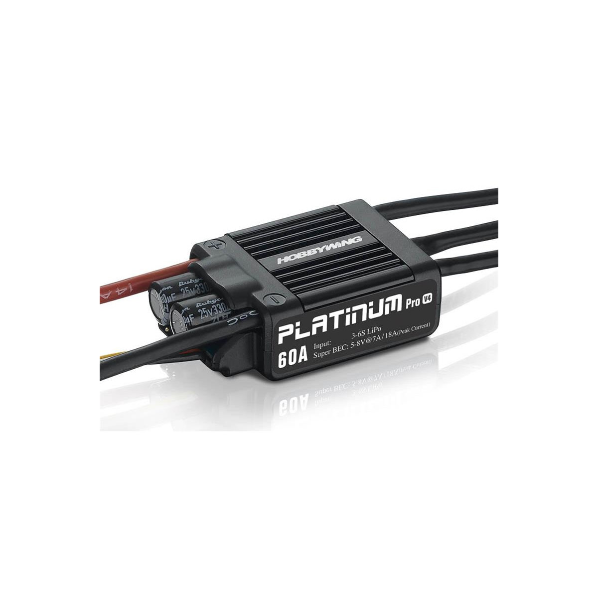 Hobbywing Platinum Pro 60A Regler V4 2-6s, 7A BEC...