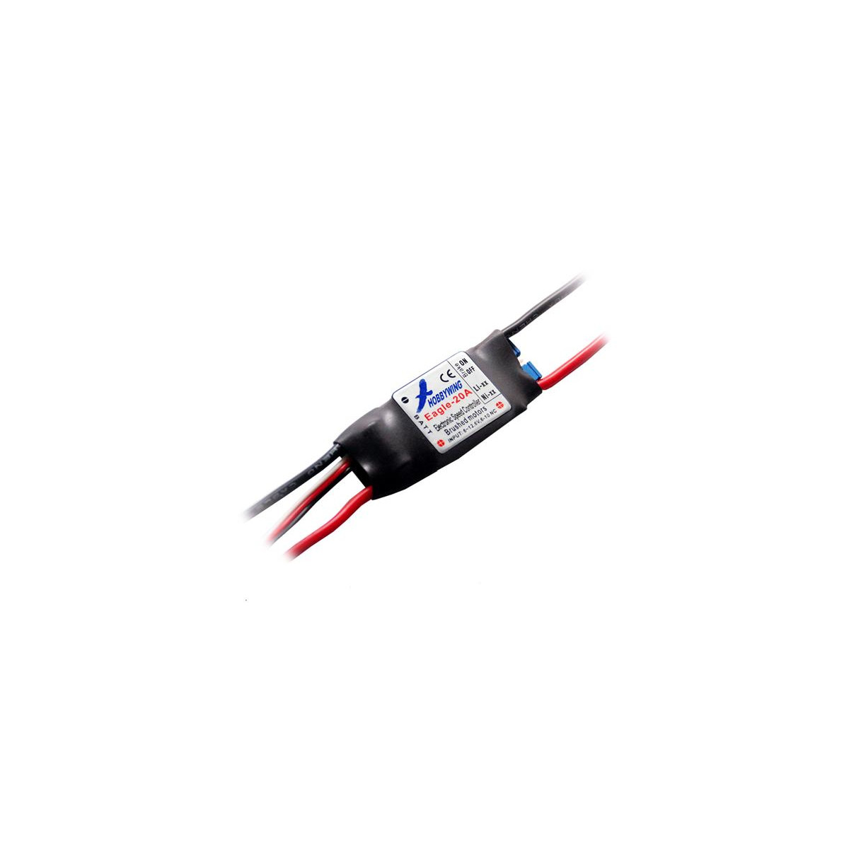 Hobbywing Eagle 20A Brushed Regler 2-3s, 1A BEC HW-80050000