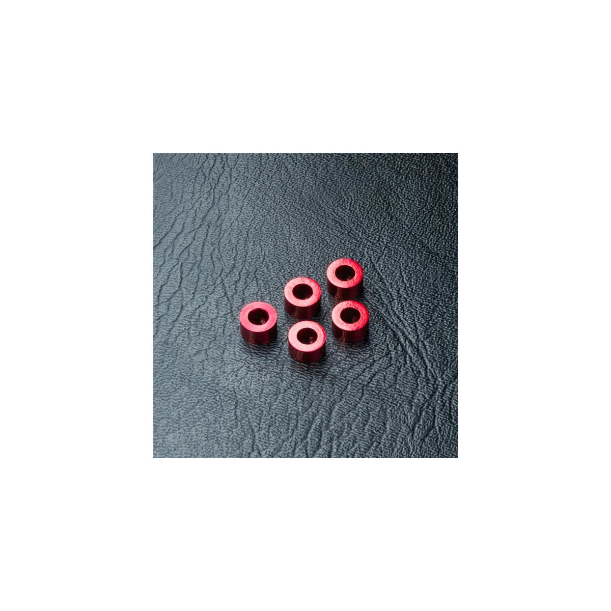 MST-Racing Beilagscheibe Alu 3x5.5x3.0mm rot (5...