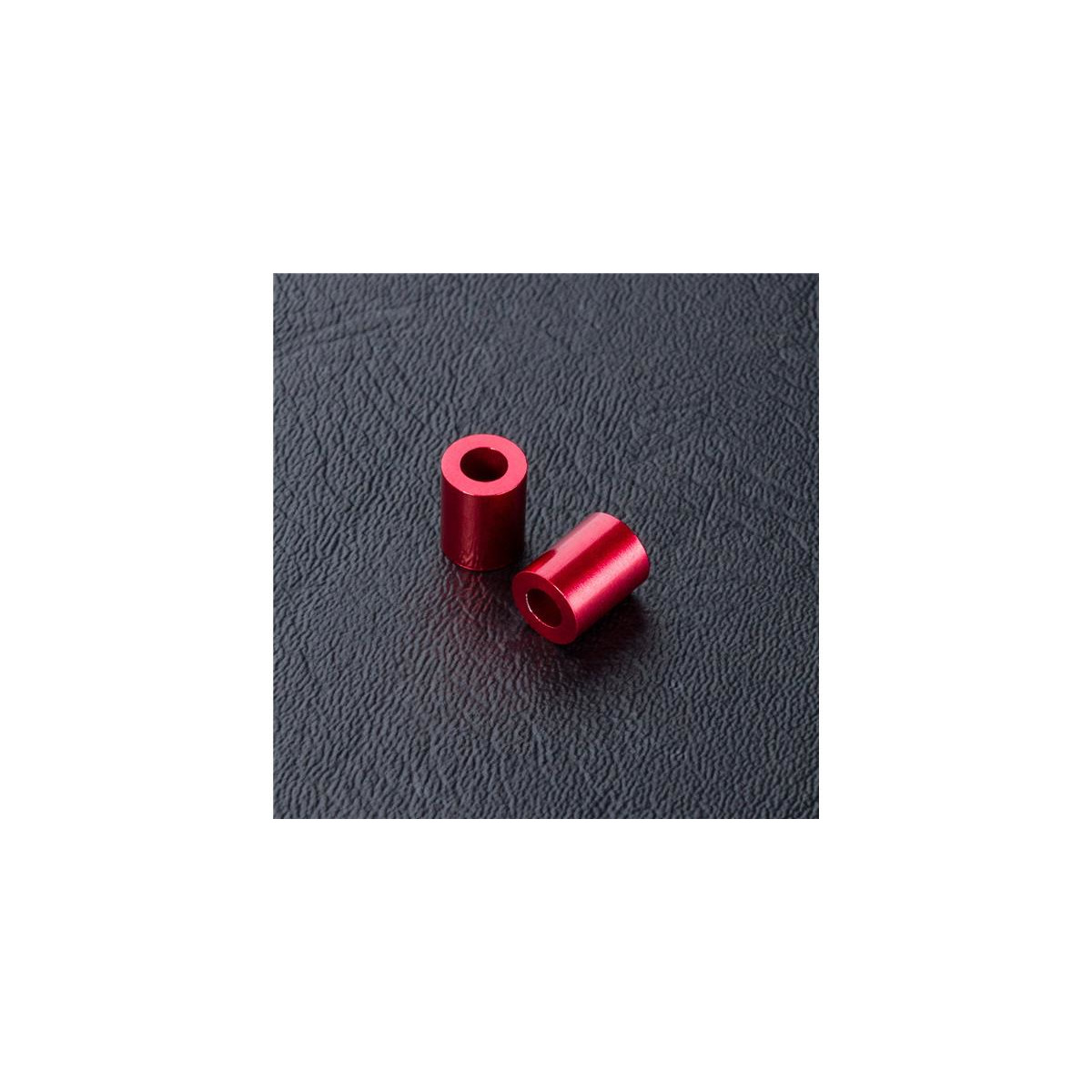 MST-Racing Distanzbuchsen 3x5.5x7mm rot (2 Stück)...