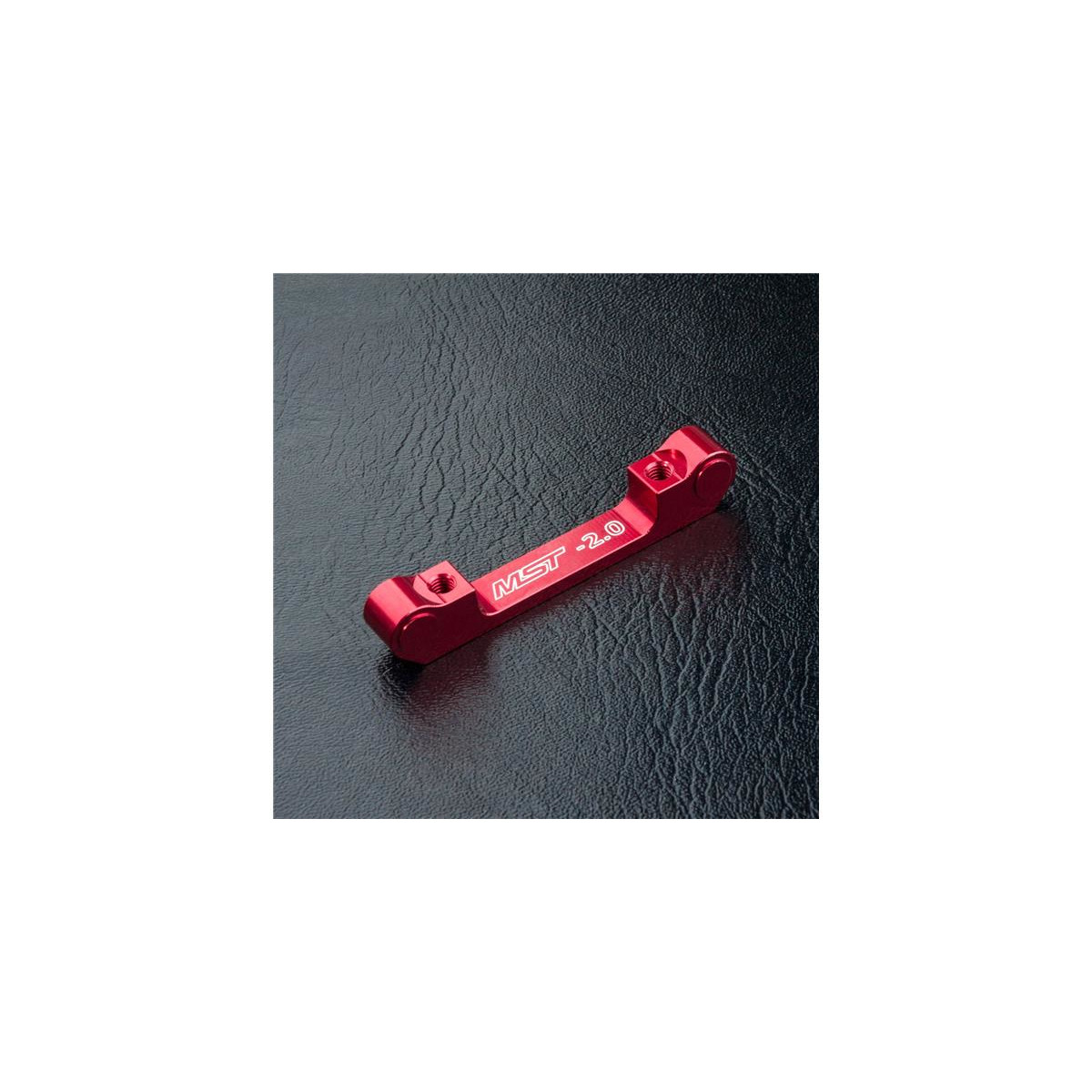 MST-Racing Alum. suspension mount (-2.0) (red) MST-820129R