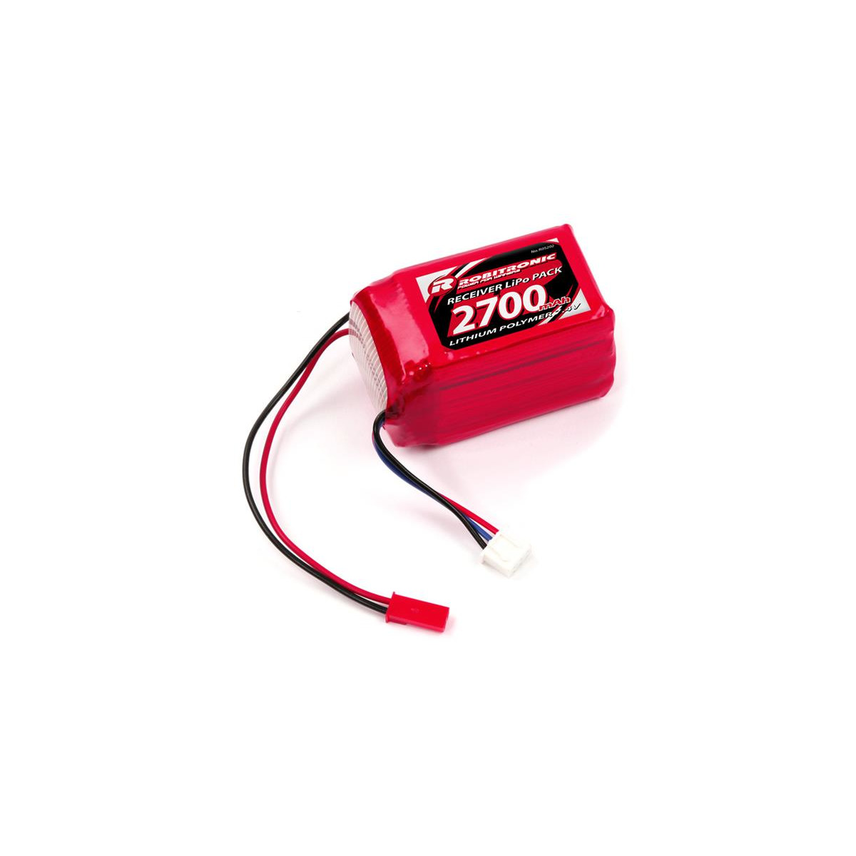 Robitronic LiPo Akku 2700mAh 2S 2/3A Hump Size...