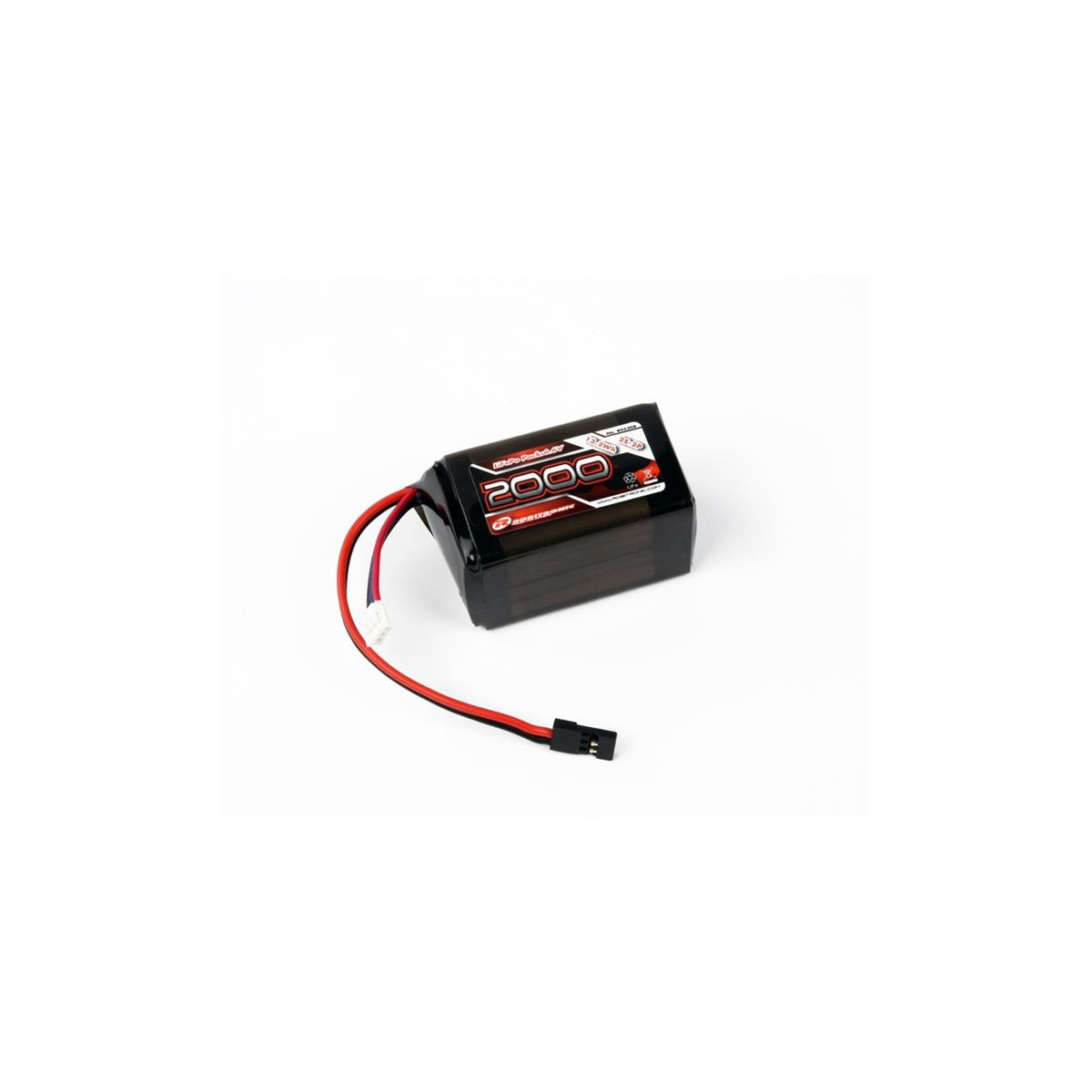 Robitronic LiFe Akku 2000mAh 2S 2/3A Hump Size...