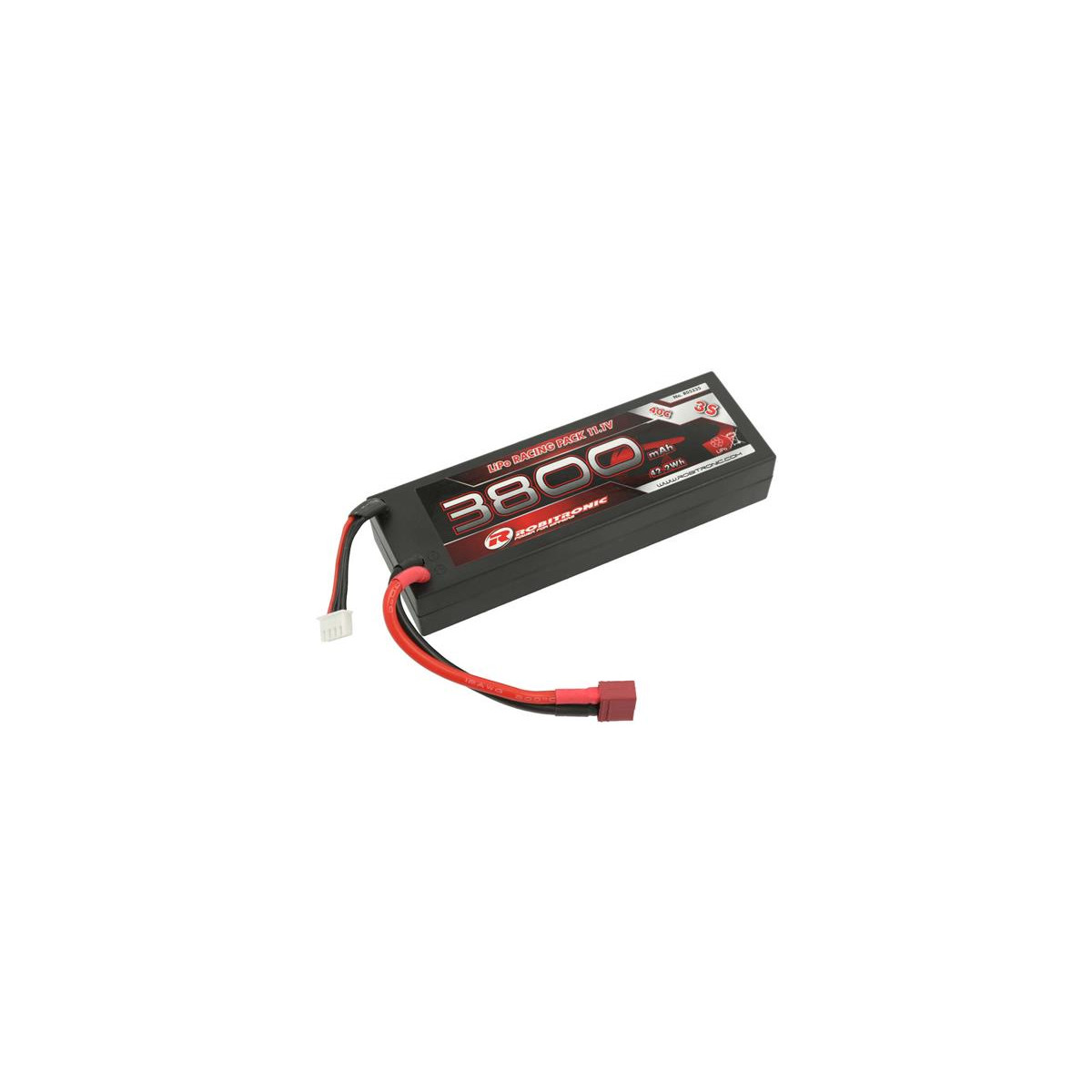 Robitronic LiPo Akku 3800mAh 3S 40C T-Stecker ROB-R05235