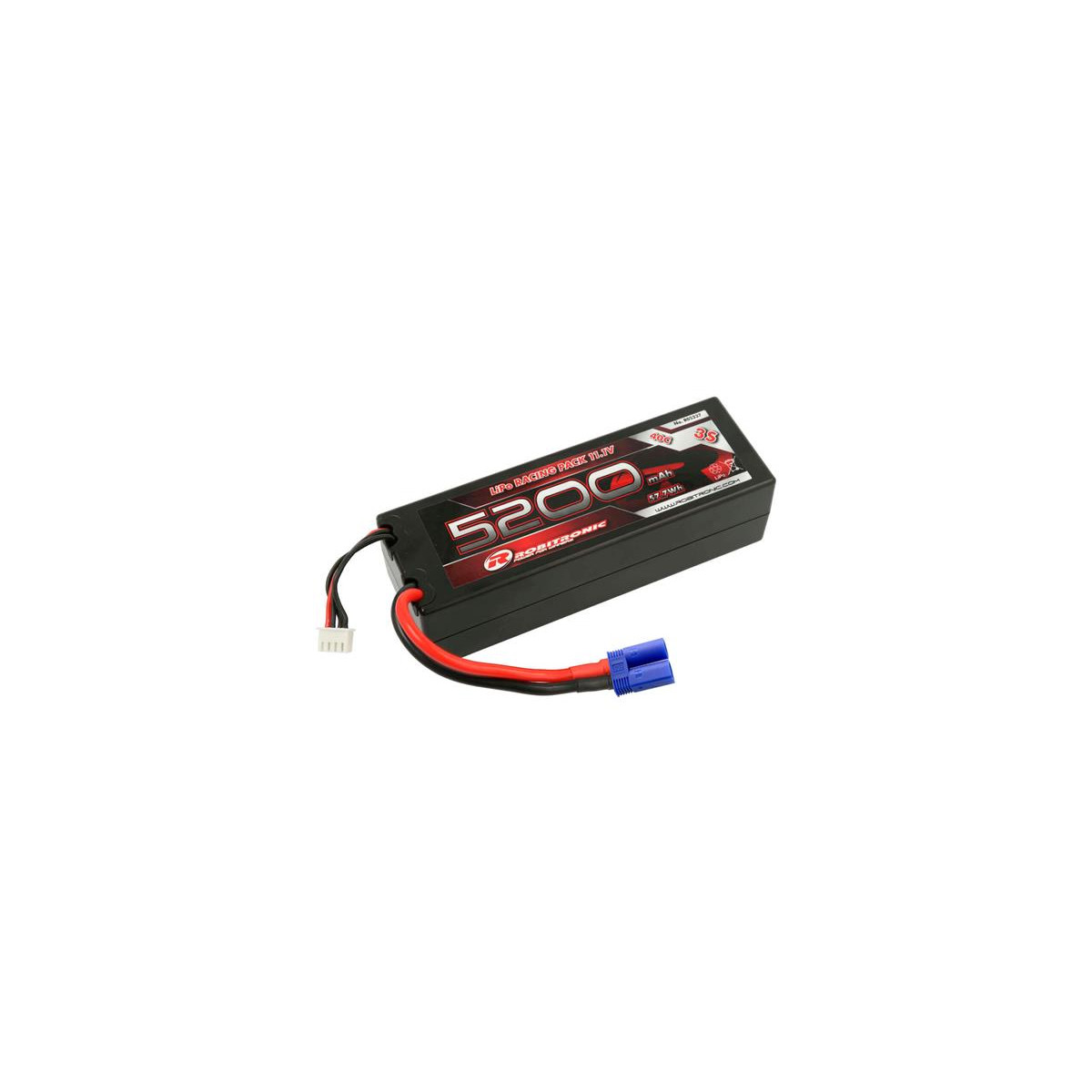 Robitronic LiPo Akku 5200mAh 3S 40C EC5 Stecker...