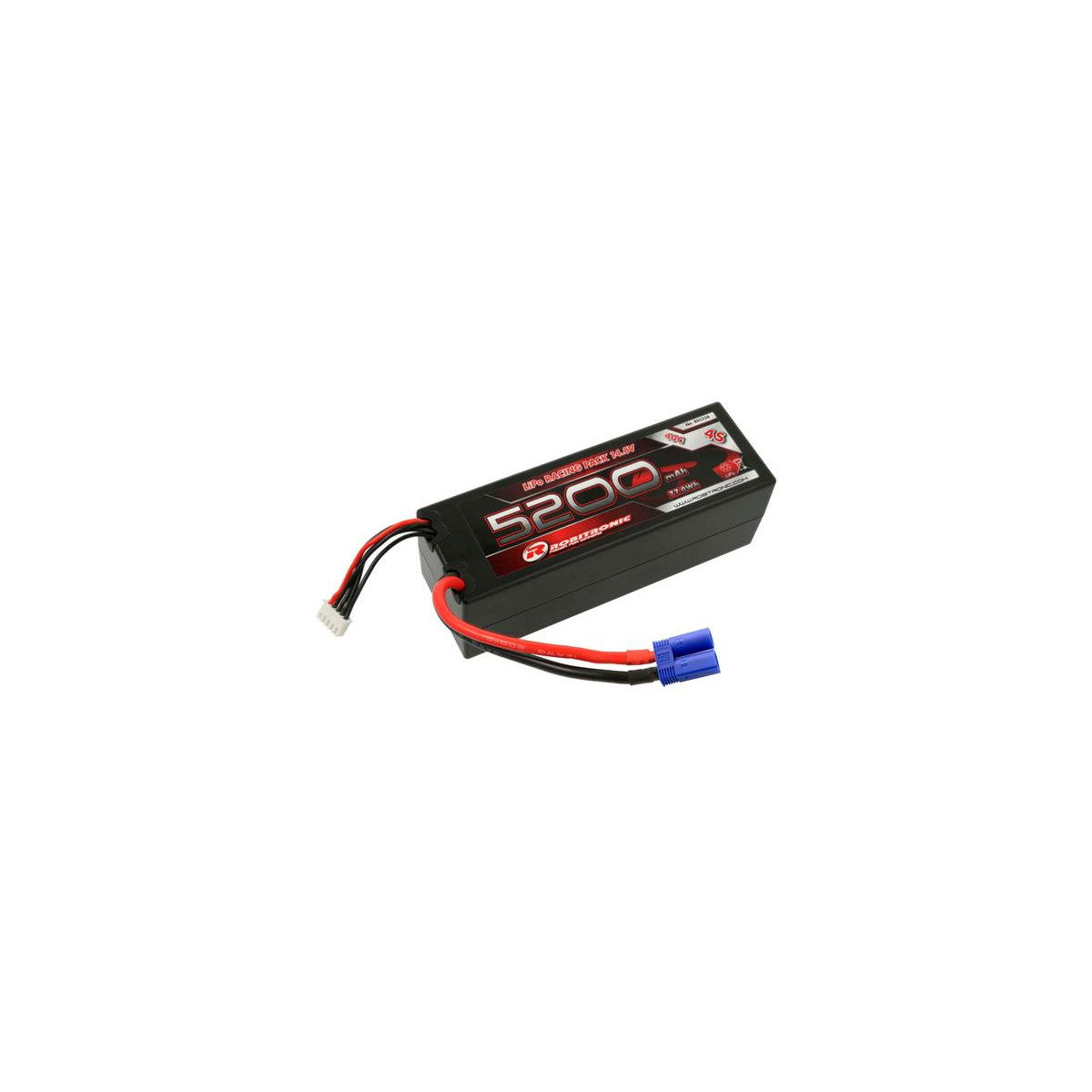 Robitronic LiPo Akku 5200mAh 4S 40C EC5 Stecker...