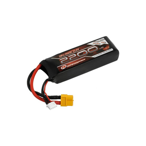 Robitronic LiPo Akku 2200mAh 3S 45C XT60 (23x34x105) Robitronic LiPo Akku 2200mAh 3S 45C XT60 (23x34x105)