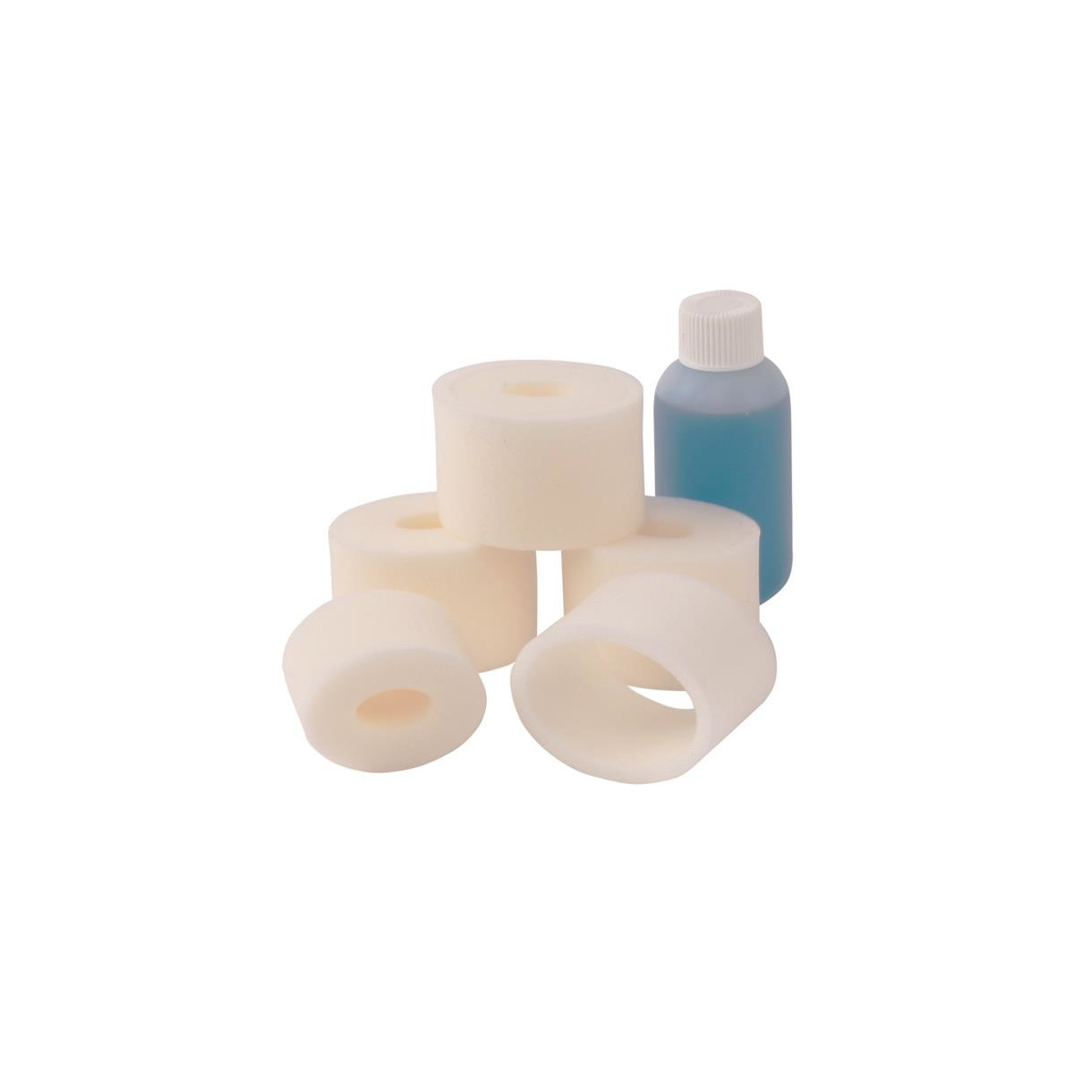 Robitronic Ersatz Luftfilter Oval 2-stage (4Stk. + 60ml...